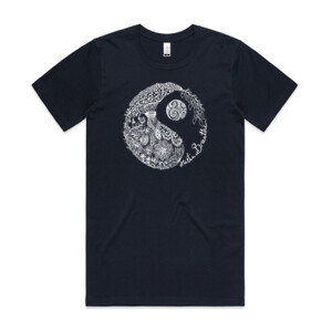 JUST BREATHE MEN'S TEE DARK