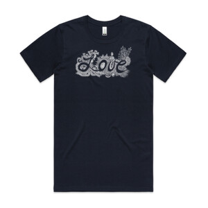 LOVE MEN'S TEE DARK 
